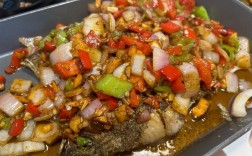 海鲜烤鲈鱼视频做法怎么做？