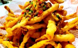 椒盐海鲜菇怎么做？