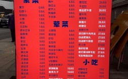 海鲜火锅菜单价格多少？