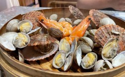 直接在桌子上清蒸海鲜