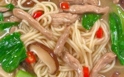 宝宝香菇油菜面的做法