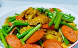 蒜苔炒火腿怎么做才好吃？