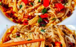 油菜金针菇的家常做法