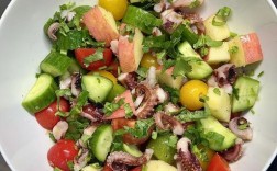 回家吃饭鱿鱼海鲜沙拉怎么做？