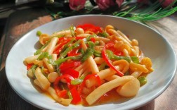 海鲜菇青椒西红柿，三鲜搭配炒出啥味？