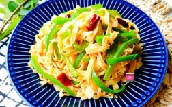 家常尖椒炒豆腐丝，怎么炒更入味？