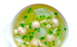 冬瓜水汆丸子怎么做？