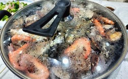 海鲜蒸汽锅工作时视频