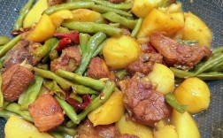 土豆豆角炖排骨的家常做法