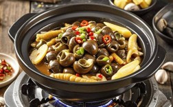 广西田螺海鲜煲的做法