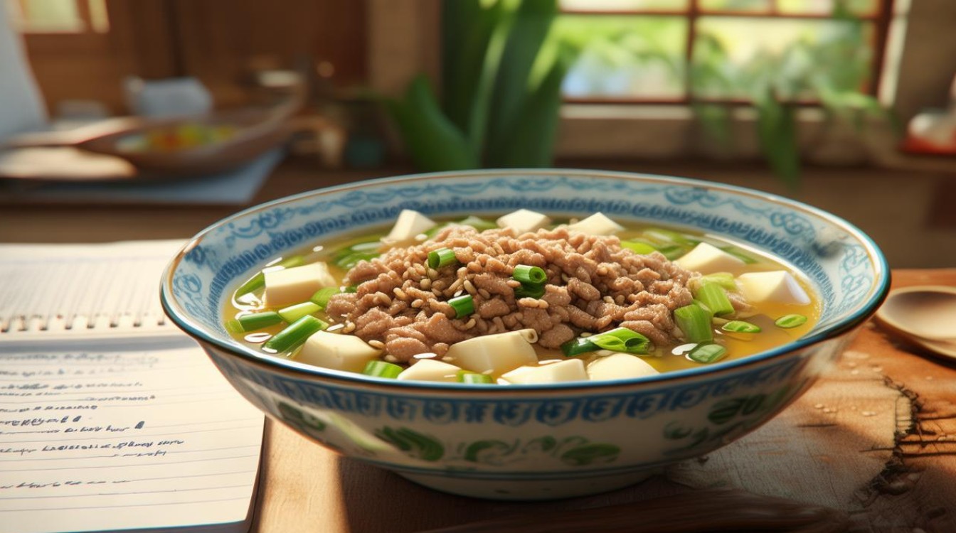 肉末豆腐汤怎么做？家常做法简单又美味！-图1