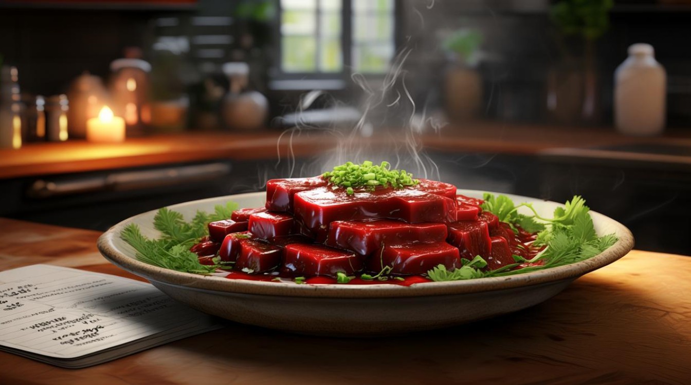家常血块怎么炒好吃？简单几步做出嫩滑美味-图2