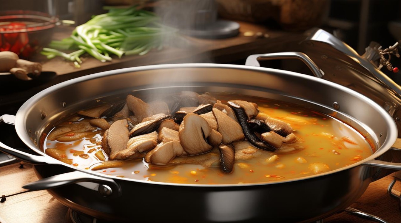 如何制作美味的鸭子炖茶树菇汤？-图1