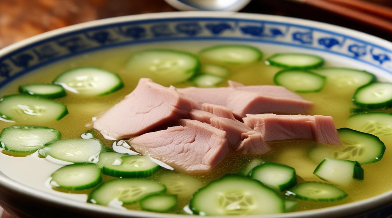 如何制作美味的皮蛋瘦肉黄瓜汤？-图1