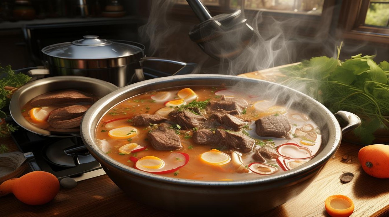 家常牛肉萝卜汤怎么做？简单步骤分享！-图1