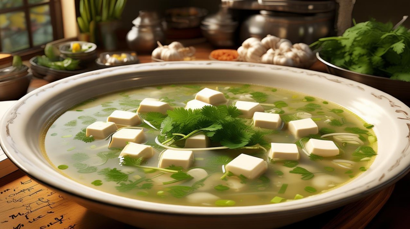如何制作新鲜美味的噶啦豆腐汤？-图1