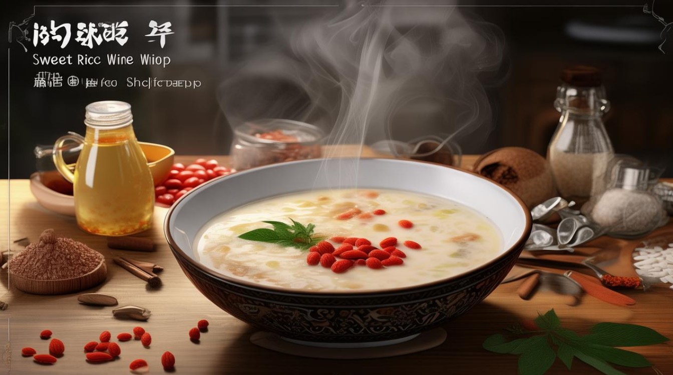如何在家轻松制作美味的酒酿甜汤？-图2