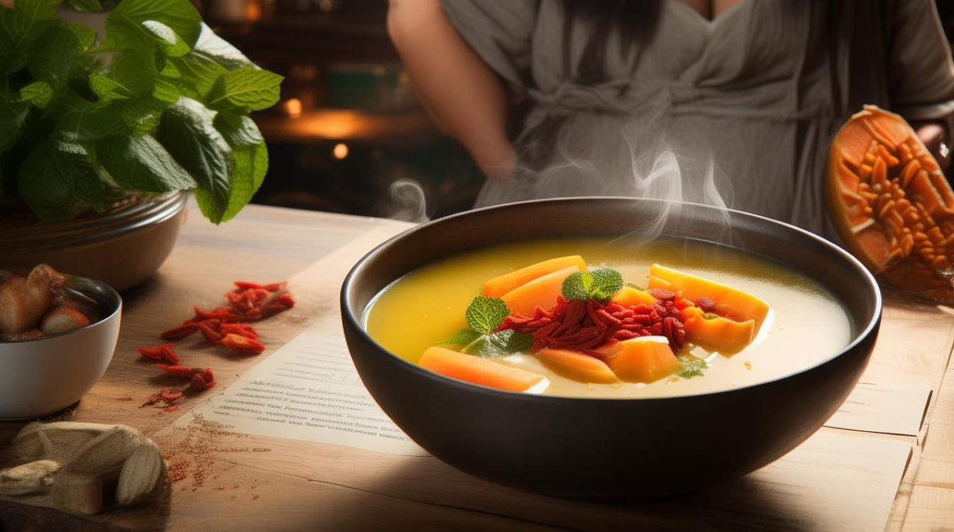 月子木瓜汤怎么做？滋补养颜的产后调理食谱-图1