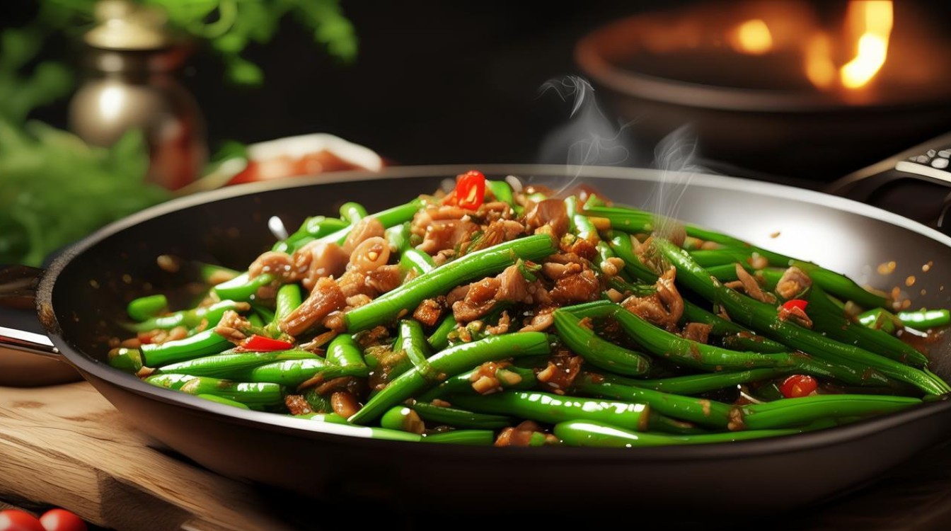 肉炒长豆怎么做好吃？家常做法简单又下饭！-图1