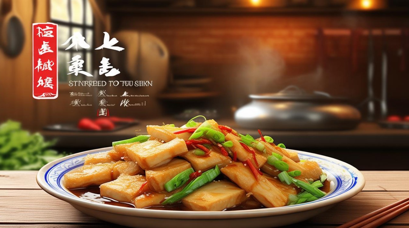 如何炒出美味家常豆腐干？简单步骤分享！-图1