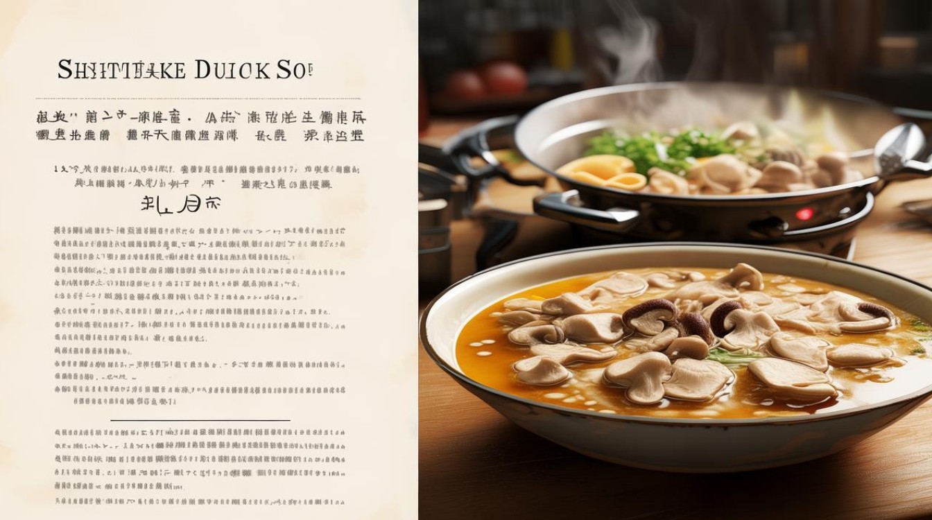 香菇老鸭汤怎么做？简单步骤与完整做法大全-图1