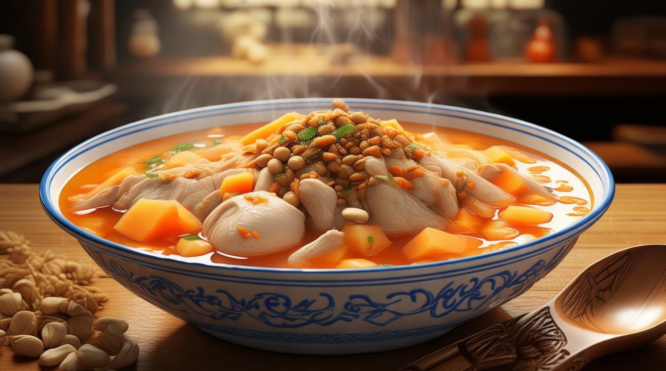 鸡肉木瓜花生汤怎么做？简单营养的家常做法-图1
