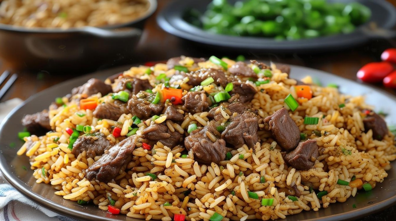 如何在家轻松做出美味的羊肉炒饭？-图4