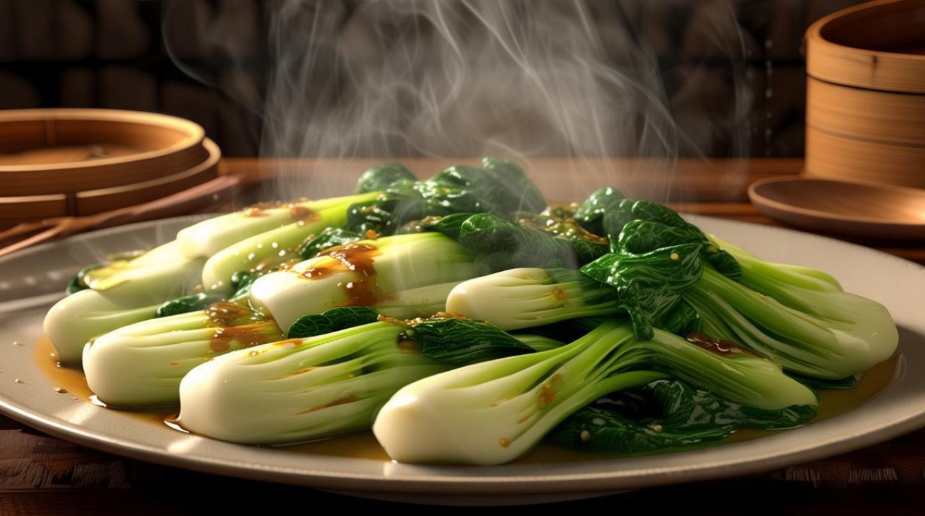如何做出鲜嫩可口的汤汁菜心？简单做法分享！-图1