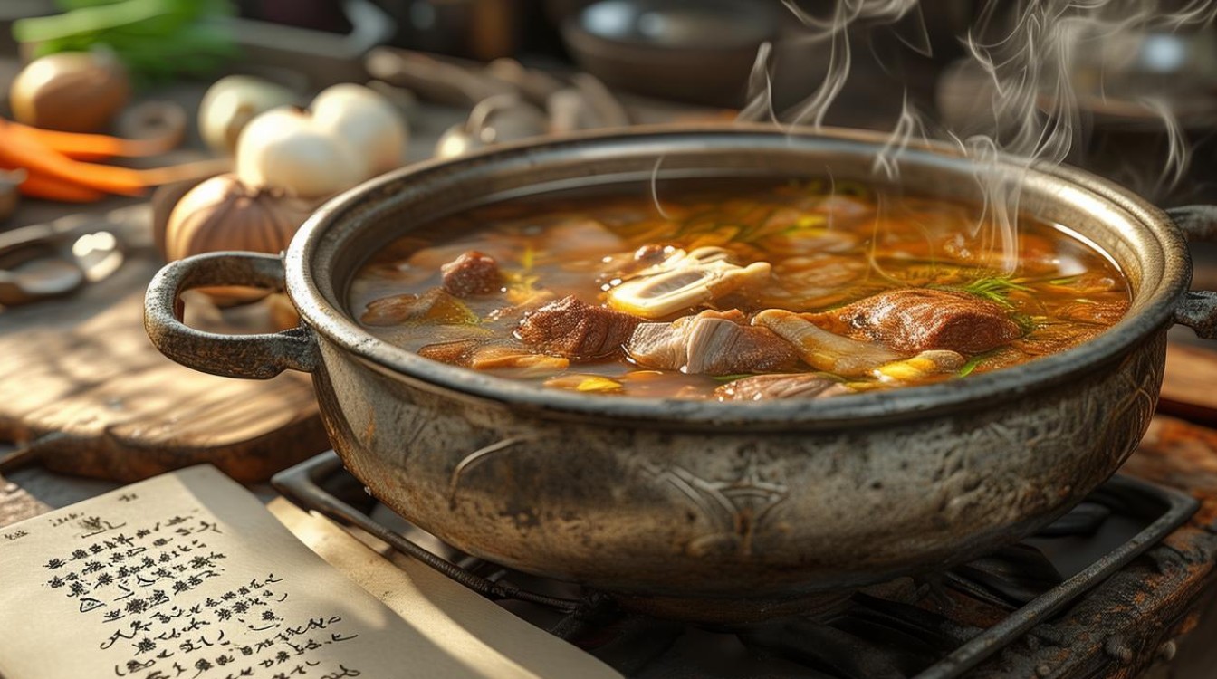 清炖羊肉骨头汤怎么做？简单步骤教你美味炖汤-图1