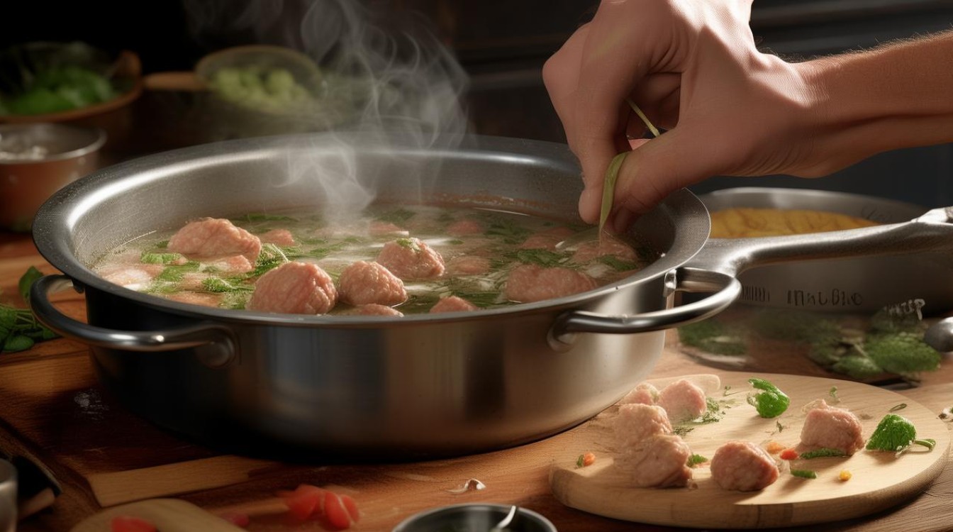 如何制作美味的渗汤肉丸？简单步骤分享！-图1