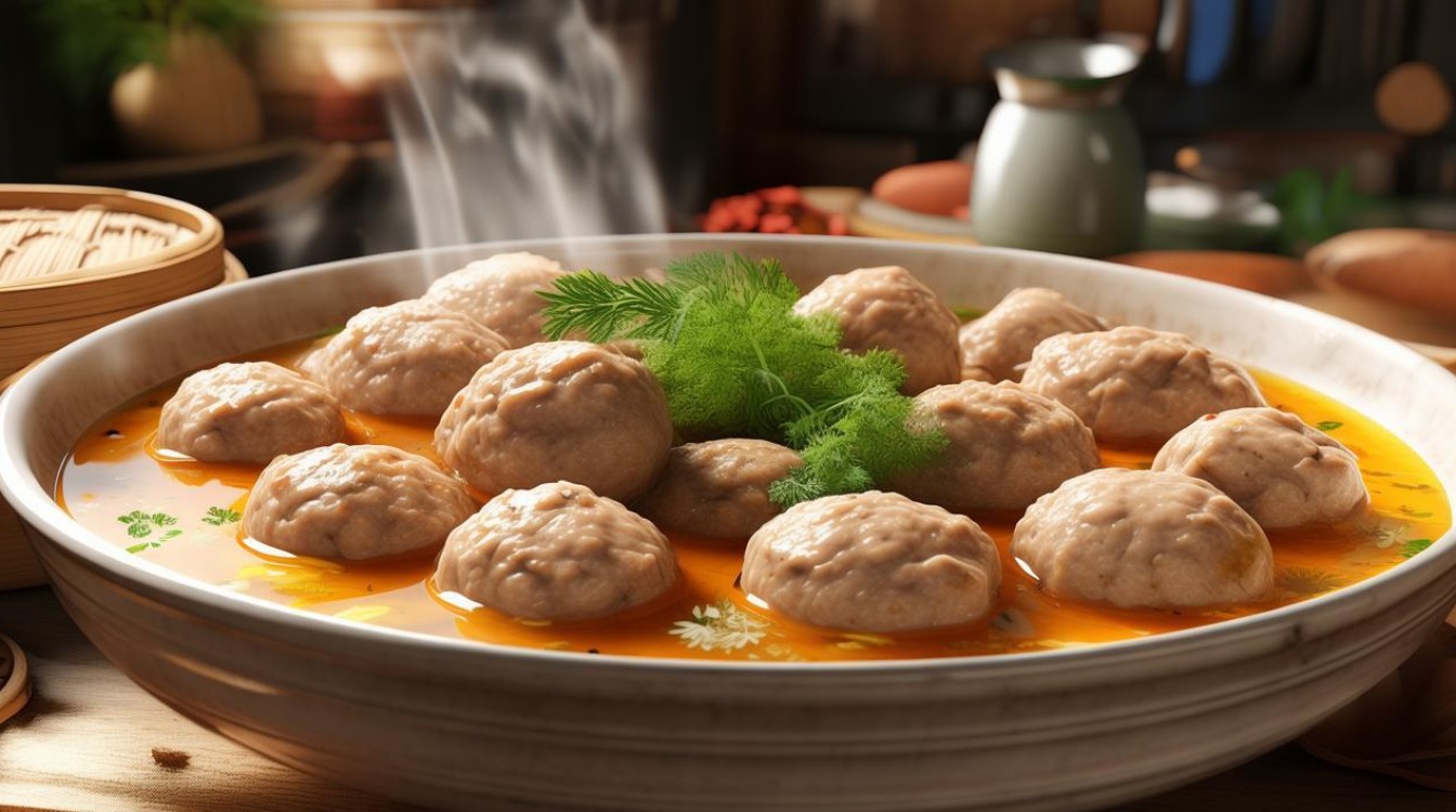 如何制作美味的渗汤肉丸？简单步骤分享！-图3
