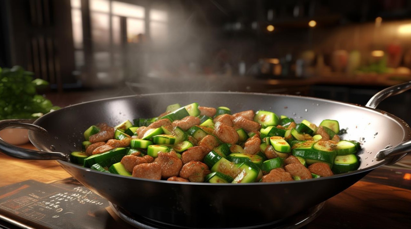 西葫芦炒肉怎么做？家常做法简单又美味！-图3