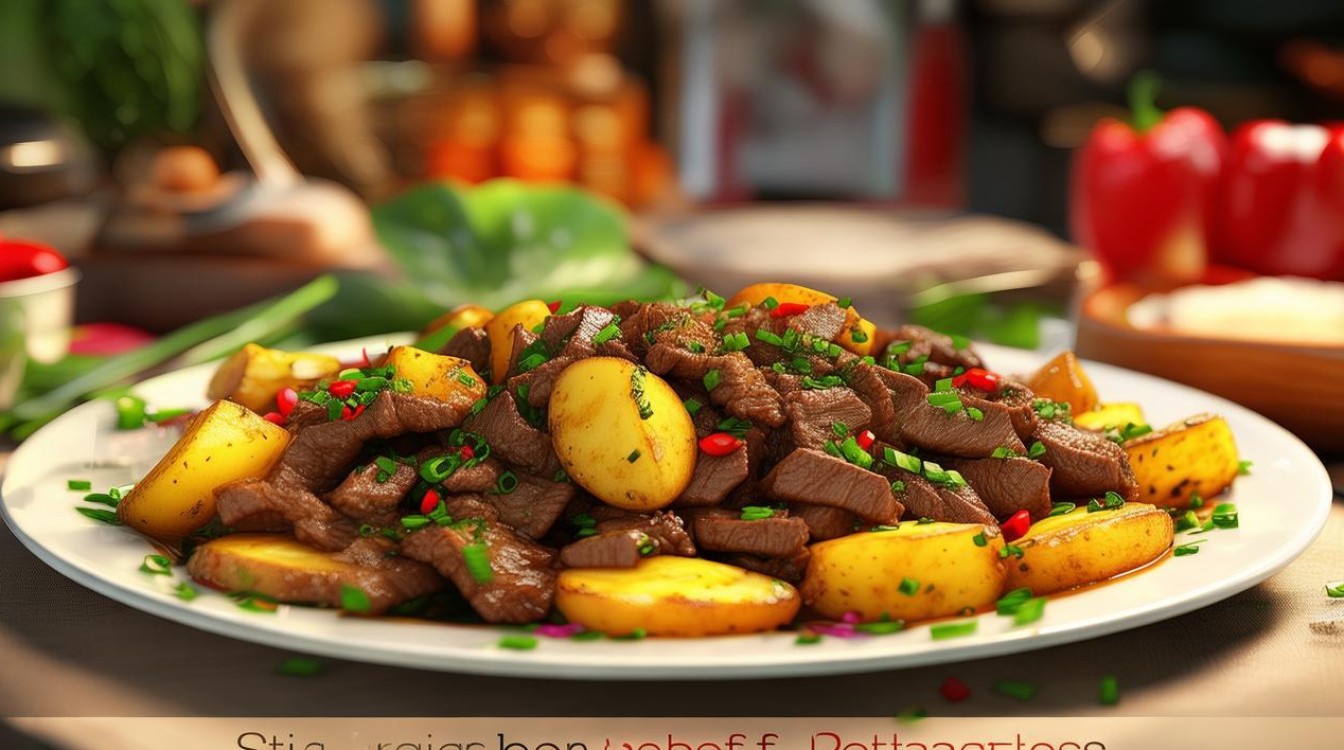 家常牛肉炒土豆怎么做才更营养美味？-图1