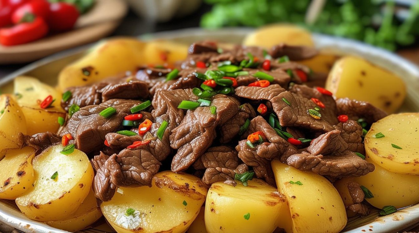 家常牛肉炒土豆怎么做才更营养美味？-图2