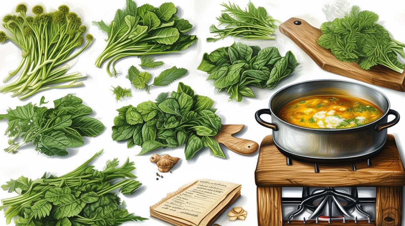野菜烧汤怎么做？简单美味的野菜汤做法分享-图1