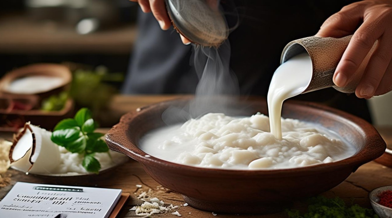 如何制作美味的椰子粑汤？简单步骤分享！-图1