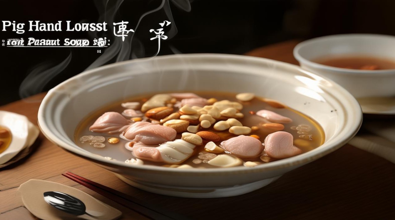 如何制作营养美味的猪手莲藕花生汤？-图1