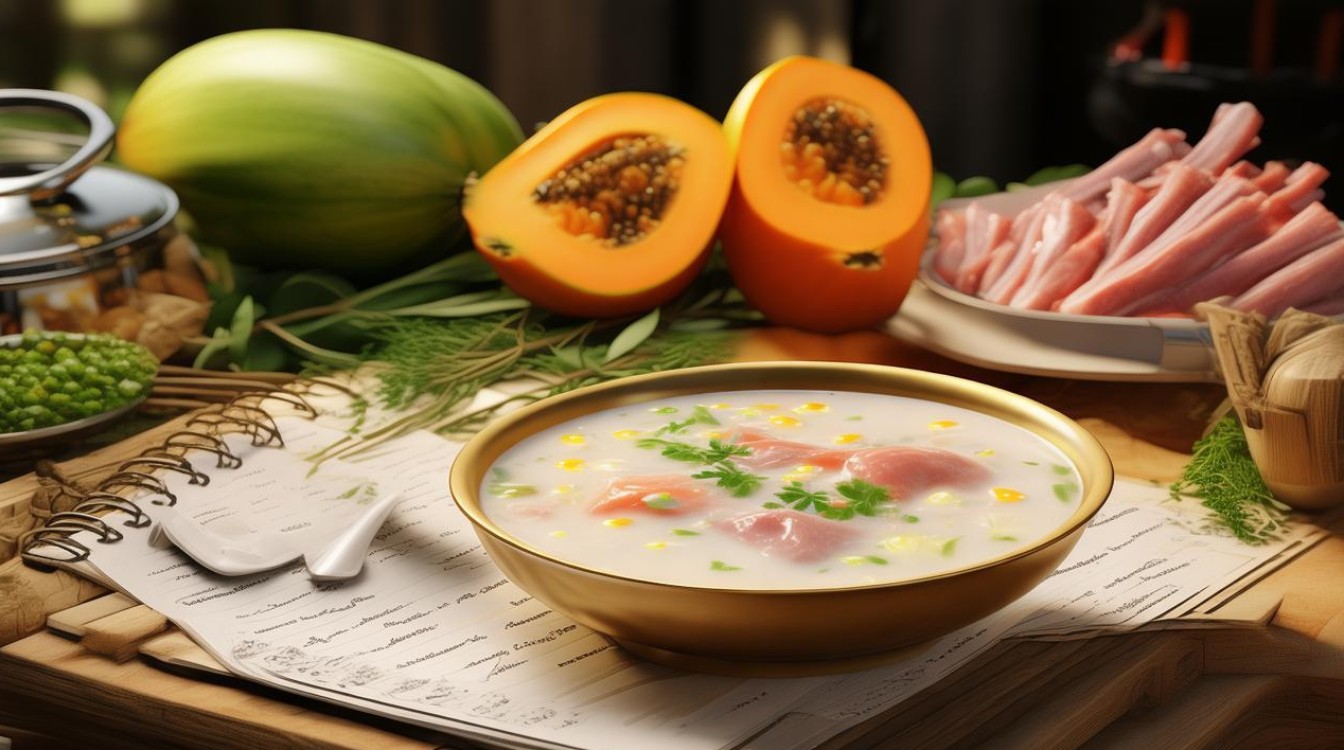 下奶木瓜排骨汤怎么做？简单有效的催乳食谱-图1