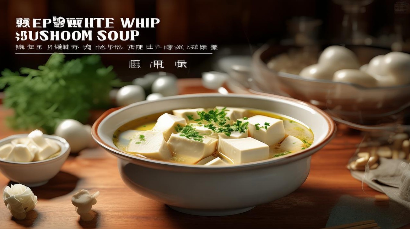 如何制作美味的豆腐白蘑菇汤？简单步骤分享！-图1