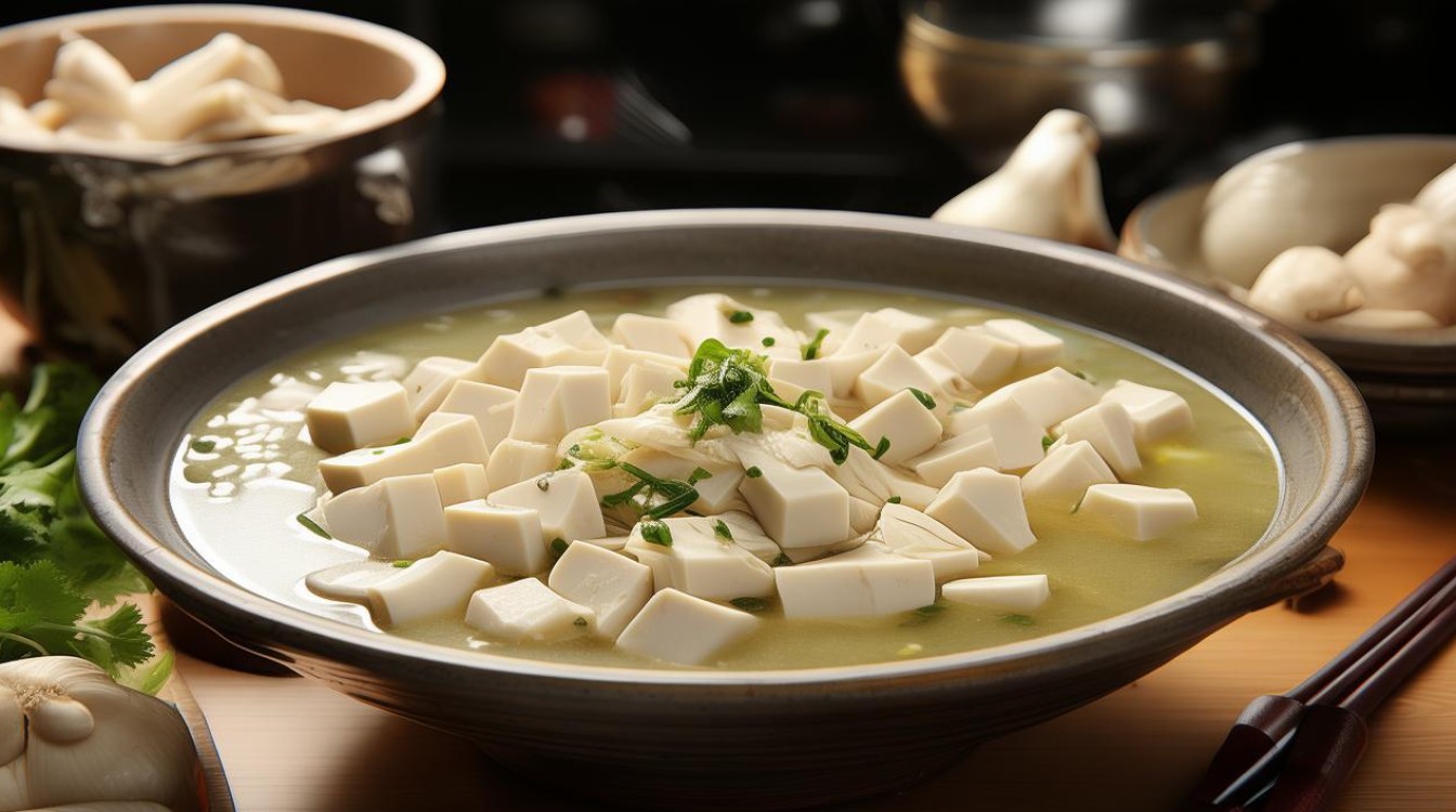 如何制作美味的豆腐白蘑菇汤？简单步骤分享！-图3