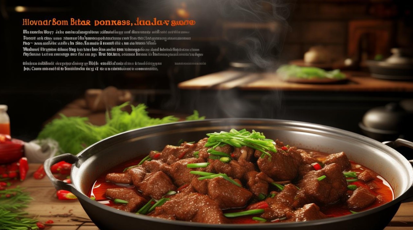 如何在家轻松做出美味的红烧驴肉？-图1