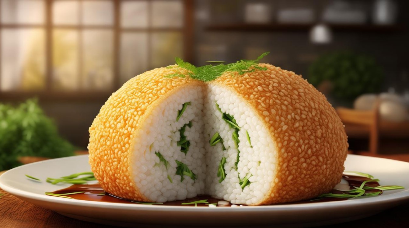 如何在家轻松制作营养美味的家常菜饭团？-图1