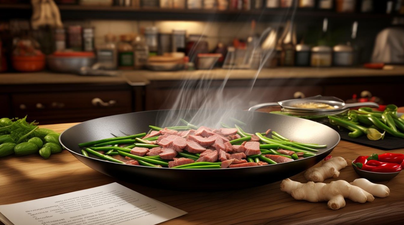 猪肉炒豆角怎么做？家常做法简单又美味！-图1