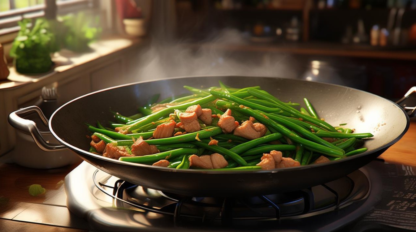 猪肉炒豆角怎么做？家常做法简单又美味！-图2