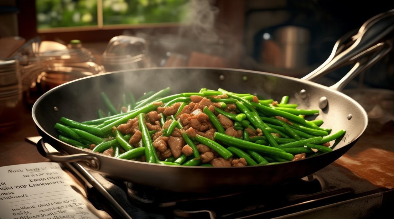 猪肉炒豆角怎么做？家常做法简单又美味！-图3