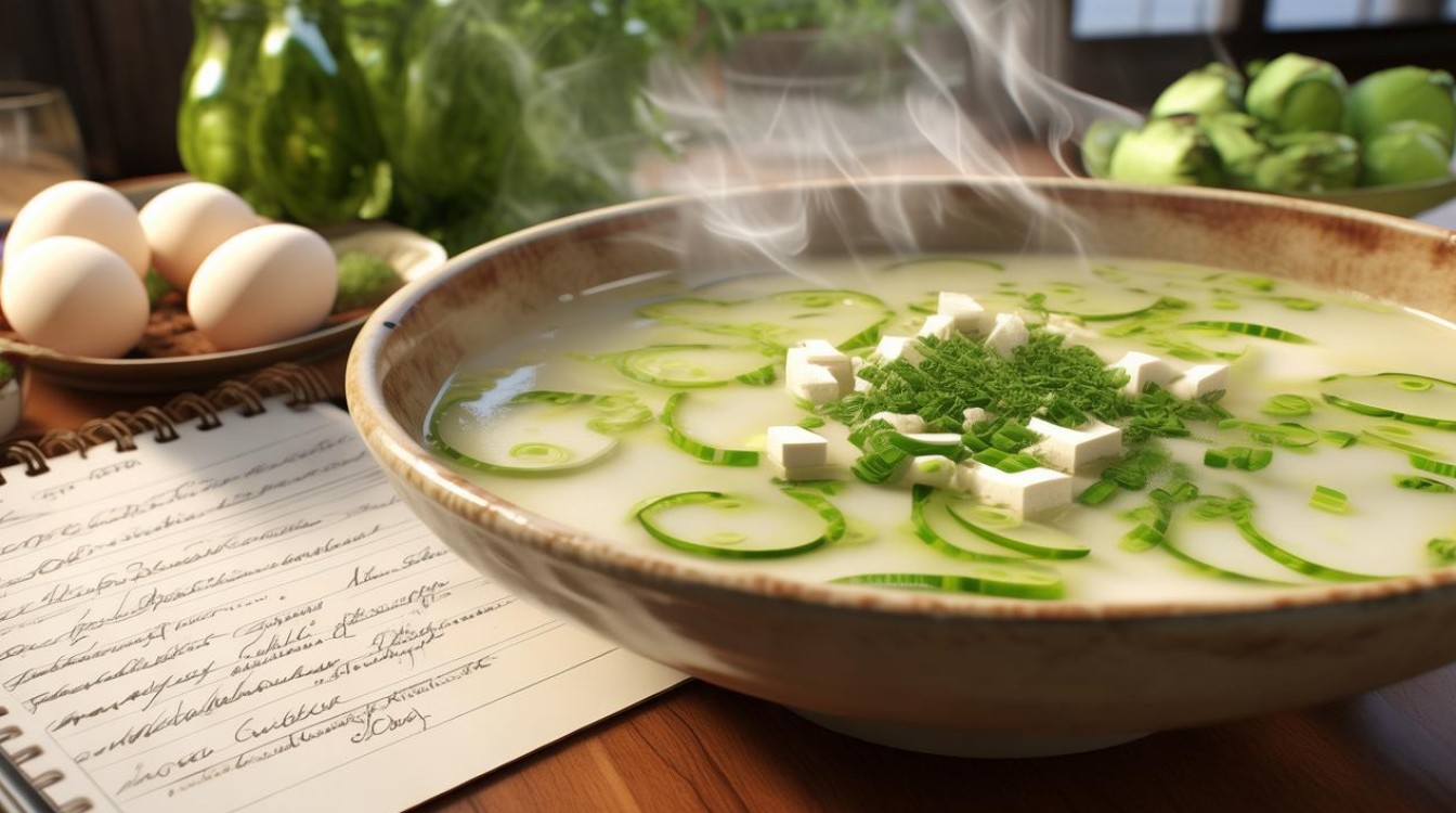 怎样做美味的鸡蛋豆腐丝瓜汤？-图3