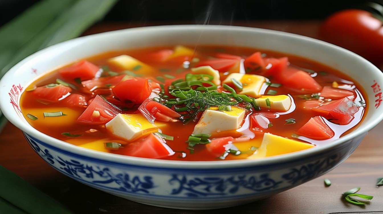 如何做美味的西红柿鸡蛋豆腐汤？-图2
