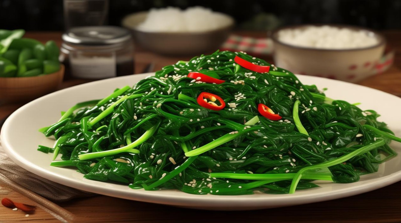 家常拌菠菜怎么做才清爽开胃？-图2