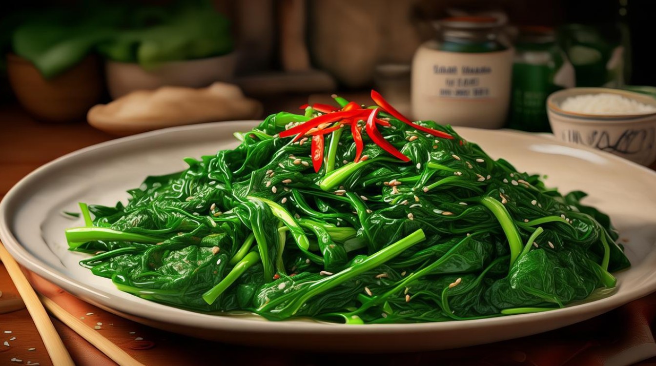 家常拌菠菜怎么做才清爽开胃？-图3