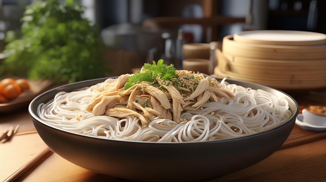 如何在家轻松做出美味的鸡丝汤米粉？-图3